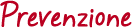 prevenzione